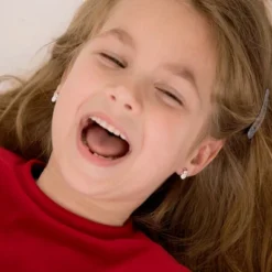 Girls' Christmas Snowman Standard Sterling Silver Earrings - In Season Jewelry