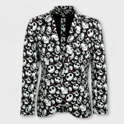 Men's The Nightmare Before Christmas Jack Skellington Jacket - Black/White Disney Store