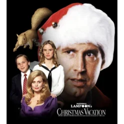 Men's National Lampoon's Christmas Vacation Griswold Family Portrait T-Shirt - Black - 4X Big Tall