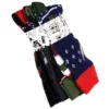 Looney Tunes Mens Character Christmas Holiday Novelty Crew Socks 5 Pack Multicoloured