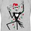 Women's The Nightmare Before Christmas Jack Christmas Lights T-Shirt