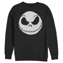 Men's The Nightmare Before Christmas Halloween Jack Skellington Big Face Sweatshirt -Opposuits Store GUEST 0459d9b3 49fe 4d30 b93d fefc2c5b198e