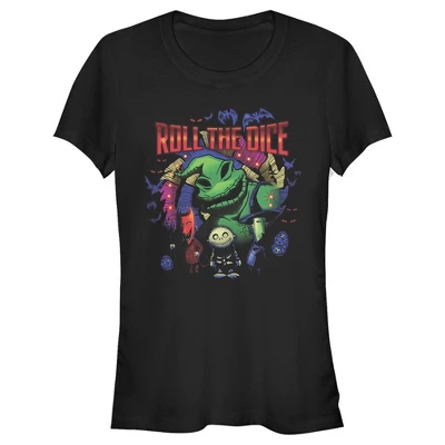 Junior's The Nightmare Before Christmas Oogie Boogie Roll The Dice T-Shirt - Image 3