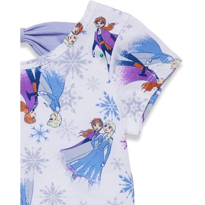 Disney Frozen Elsa Princess Anna Olaf Christmas Girls Skater Dress Little Kid - Image 3