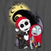 Boy's The Nightmare Before Christmas Jack And Sally Christmas Portrait T-Shirt