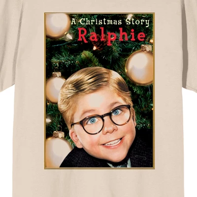 A Christmas Story Ralphie Poster Art Women's Natural T-shirt 2 A Christmas Story Ralphie Poster Art Women's Natural T-shirt