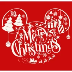 Boy's Disney Mickey And Friends Mousey Christmas T-Shirt