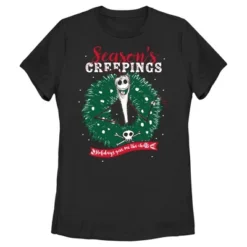 Women's The Nightmare Before Christmas Jack Season's Creepings T-Shirt 7 Women's The Nightmare Before Christmas Jack Season's Creepings T-Shirt -Opposuits Store GUEST 0aec869c ed68 4dfe b098 c0dc0394d298