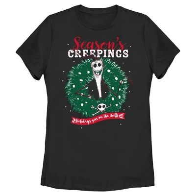 Women's The Nightmare Before Christmas Jack Season's Creepings T-Shirt 5 Women's The Nightmare Before Christmas Jack Season's Creepings T-Shirt - Image 3