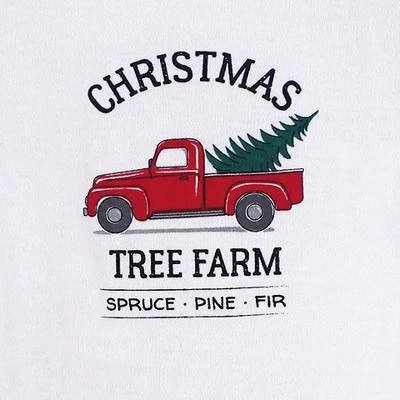 Hudson Baby Infant Unisex Cotton Bodysuit And Pant Set, Christmas Tree - Image 2