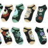 The Nightmare Before Christmas Earth Tones Low Cut Mix And Match Ankle Socks Multicoloured