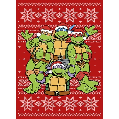 Girl's Teenage Mutant Ninja Turtles Ugly Christmas Sweater T-Shirt