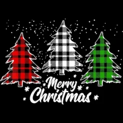 Junior's Design By Humans Christmas Tree Buffalo By NekoShop T-Shirt