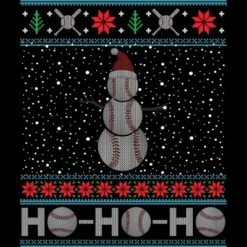 Men's Design By Humans Christmas Baseball Snowman Ugly Christmas Xmas By Pahari Tank Top