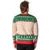 ELF The Movie Men's Raised By Elves Ugly Christmas Sweater Knit Pullover