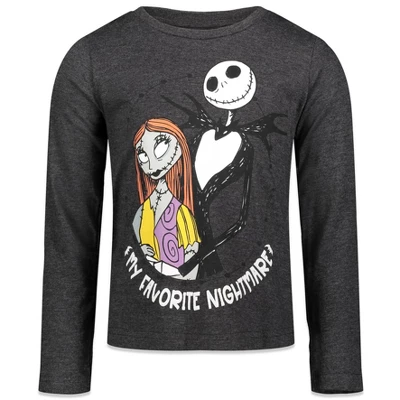 Disney Nightmare Before Christmas Sally Jack Skellington Girls 2 Pack T-Shirts Toddler To Big Kid - Image 4