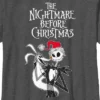 Boy's The Nightmare Before Christmas Jack Skellington Santa Hat Logo T-Shirt