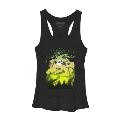 Women's Design By Humans Christmas Eve By Pilipsjanuarius Racerback Tank Top - Image 3