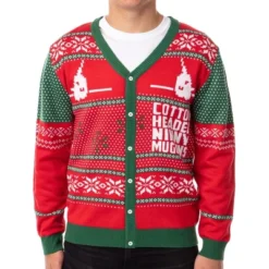 ELF The Movie Men's Cotton Headed Ninny Muggins Ugly Christmas Sweater