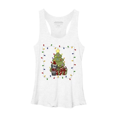 Women's Design By Humans Christmas For Puppy By Realdealclipart Racerback Tank Top - Image 5