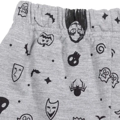 Disney Nightmare Before Christmas Jack Skellington T-Shirt Shorts Black/Gray - Image 6