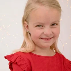 Girls' Festive Christmas Tree Standard Sterling Silver Earrings - In Season Jewelry