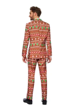 Suitmeister Men's Christmas Suit - Red Christmas (Mp Only) - Red
