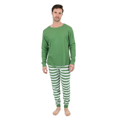 Leveret Mens Two Piece Cotton Striped Christmas Pajamas 9 Leveret Mens Two Piece Cotton Striped Christmas Pajamas - Image 7