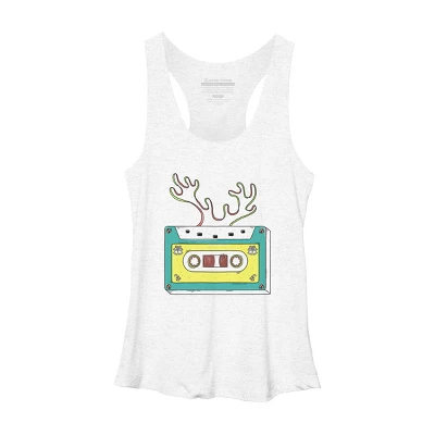 Women's Design By Humans Classic Christmas By Prawidana Racerback Tank Top - Image 3