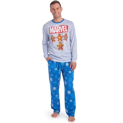 Marvel Spider-Man,Avengers Christmas Adult Pajama Shirt And Pants Sleep Set - Image 8