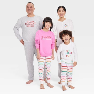 Women's J'Adore Christmas Matching Family Sweatshirt - Wondershop⢠Pink - Image 2