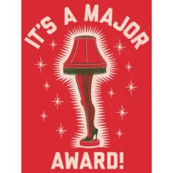 Men's A Christmas Story It’s A Major Award Leg Lamp T-Shirt