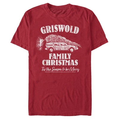 Men's National Lampoon's Christmas Vacation Griswold Distressed Logo T-Shirt - Image 4