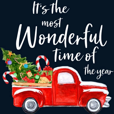 Men's Design By Humans It's The Most Wonderful Time Of The Year Christmas Shirt By TEEARTLAB Tank Top