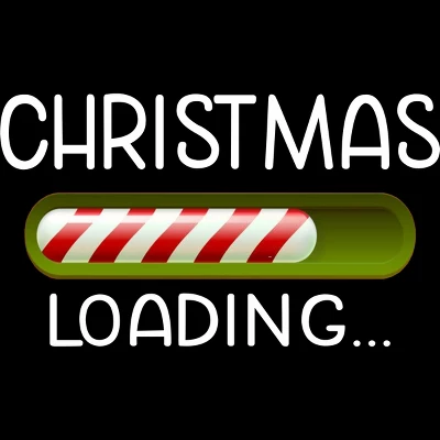 Women's Design By Humans Christmas 2020 Loading, X-Mas Is Coming, Xmas 2020 By Newsaporter Racerback Tank Top