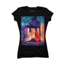 Junior's Design By Humans Christmas In The Air By Mellodee T-Shirt -Opposuits Store GUEST 4656458d c72e 46ad afa6 061169aca5e1