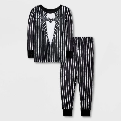 Toddler Boys' Disney The Nightmare Before Christmas Jack Skellington Pajama Set - Black - Image 3