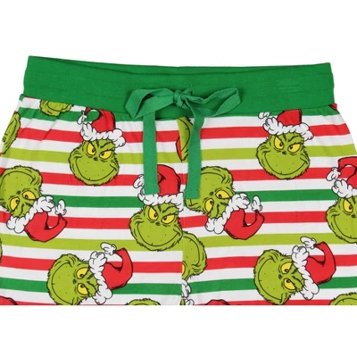 Dr. Seuss Womens' The Grinch Who Stole Christmas New Nice Lounge Pajama Sets - Image 5