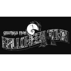 Junior's The Nightmare Before Christmas Greetings From Halloween Town Racerback Tank Top