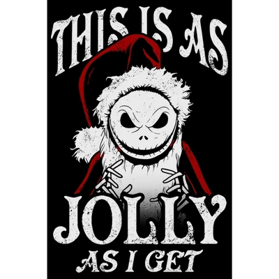 Men's The Nightmare Before Christmas This Is As Jolly As I Get T-Shirt
