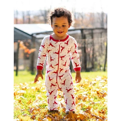 Leveret Footed Cotton Christmas Pajamas - Image 3