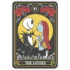 Women's The Nightmare Before Christmas The Lovers Tarot Card T-Shirt -Opposuits Store GUEST 642f84c0 cb64 41b4 b147 b426e31cd9d8