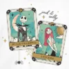 Junior's The Nightmare Before Christmas Jack And Sally Tarot Cards T-Shirt