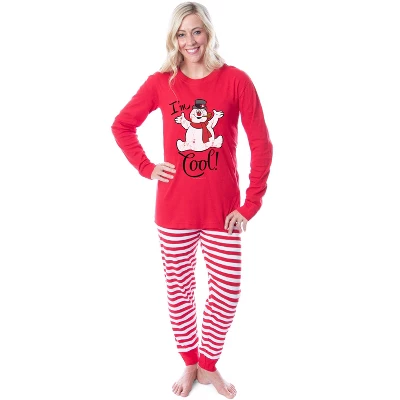 Frosty The Snowman Christmas Character Tight Fit Family Pajama Set 4 Frosty The Snowman Christmas Character Tight Fit Family Pajama Set - Image 2