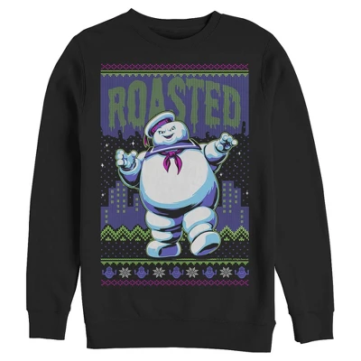 Men's Ghostbusters Ugly Christmas Roasted Marshmallow Sweatshirt 4 Men's Ghostbusters Ugly Christmas Roasted Marshmallow Sweatshirt - Image 2