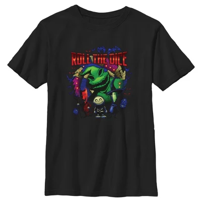 Boy's The Nightmare Before Christmas Oogie Boogie Roll The Dice T-Shirt - Image 4