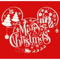 Girl's Disney Mickey And Friends Mousey Christmas T-Shirt