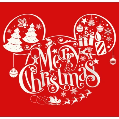 Girl's Disney Mickey And Friends Mousey Christmas T-Shirt