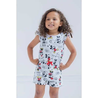 Disney Minnie Mouse Mickey Mouse Nightmare Before Christmas Pixar Toy Story Lion King Baby Girls Romper Infant To Big Kid - Image 4