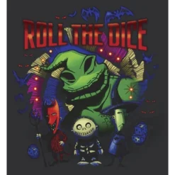 Women's The Nightmare Before Christmas Halloween Oogie Roll The Dice Racerback Tank Top